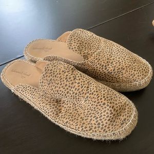 Cheetah Print Mules